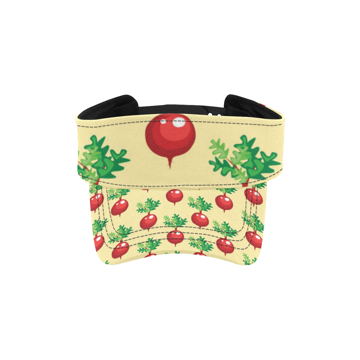 Radish Pattern Print Design A02 Unisex Sun Visor