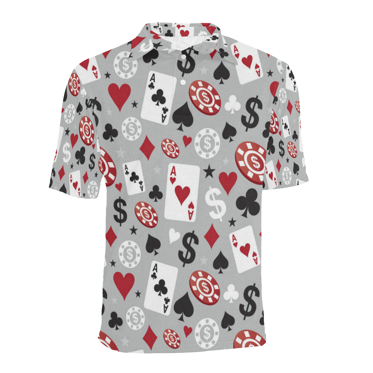 Casino Pattern Print Design 01 Men Polo Shirt