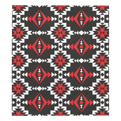 Navajo Pattern Print Design A02 Premium Quilt