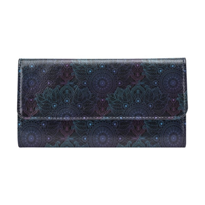 Boho Floral Mandala Women's Trifold Wallet