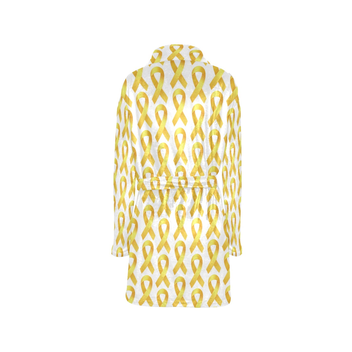Bone cancer Pattern Print Design 02 Women's Fleece Robe