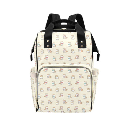 Shiba Inu Print Design LKS306 Diaper Bag Backpack