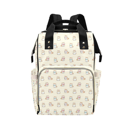 Shiba Inu Print Design LKS306 Diaper Bag Backpack