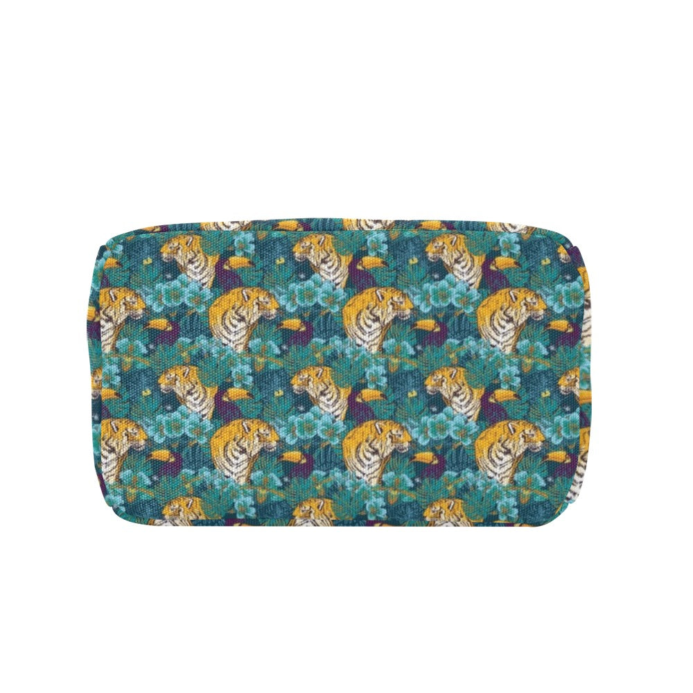 Tiger Tropical Print Design LKS301 Insulated Lunch Bag