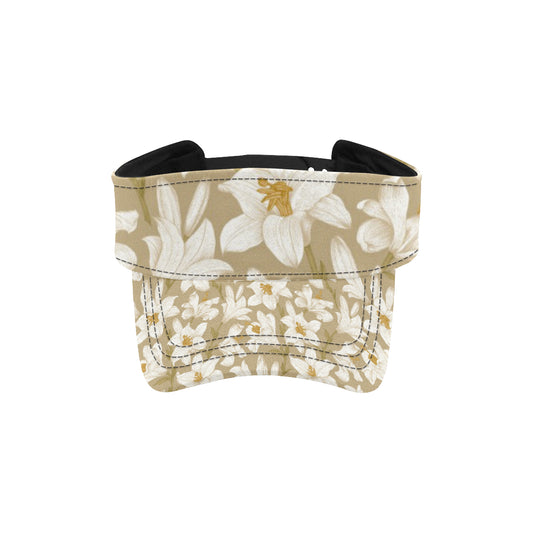 Lily Pattern Print Design LY07 Unisex Sun Visor