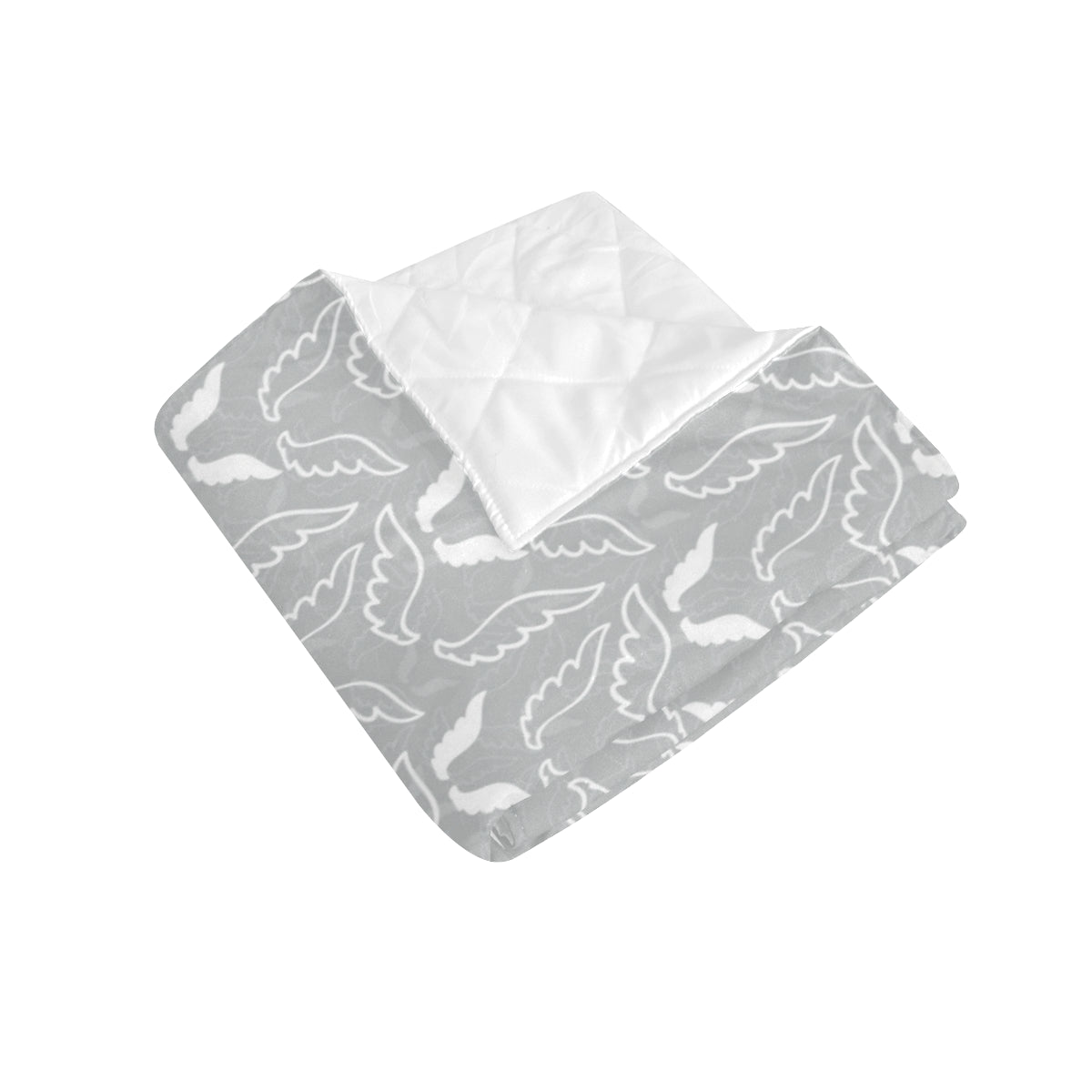 Angel Wings Pattern Print Design 01 Premium Quilt