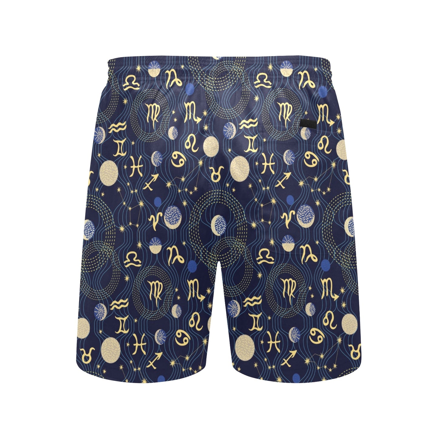 Zodiac Print Design LKS302 Men's Swim Trunks Beach Shorts