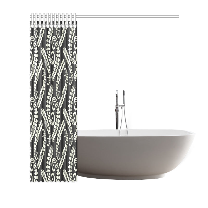 Fern Leave Print Pattern Shower Curtain