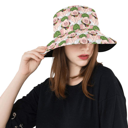 Pig Print Design LKS403 Unisex Bucket Hat