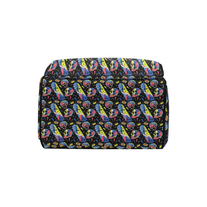 Skateboard Print Design LKS304 Diaper Bag Backpack