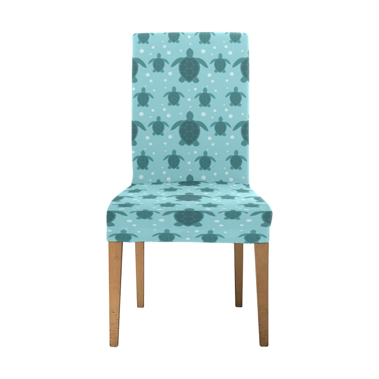 Sea Turtle Print Design LKS305 Dining Chair Slipcover