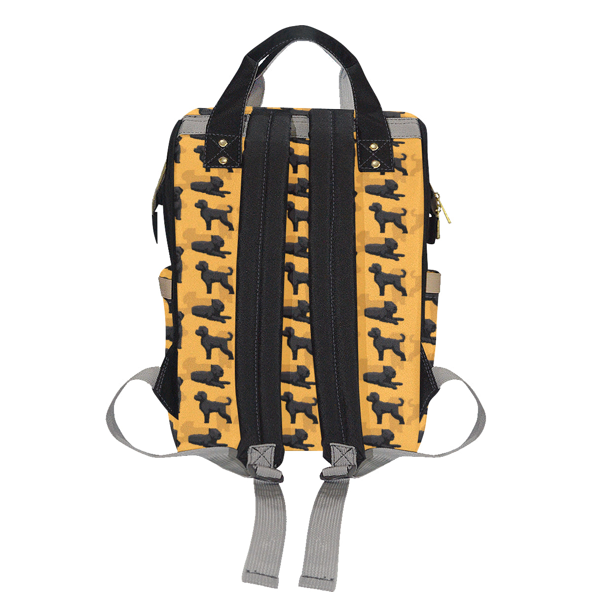 Bouviers des Flandres Pattern Print Design 01 Diaper Bag Backpack