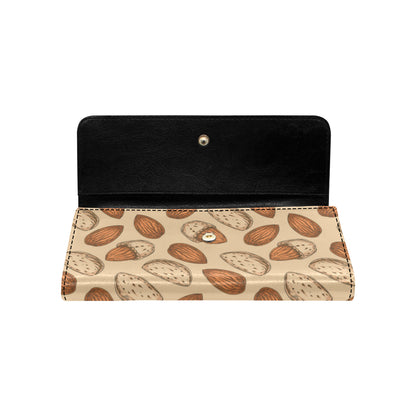 Almond Pattern Print Design 04 Women's Trifold Wallet