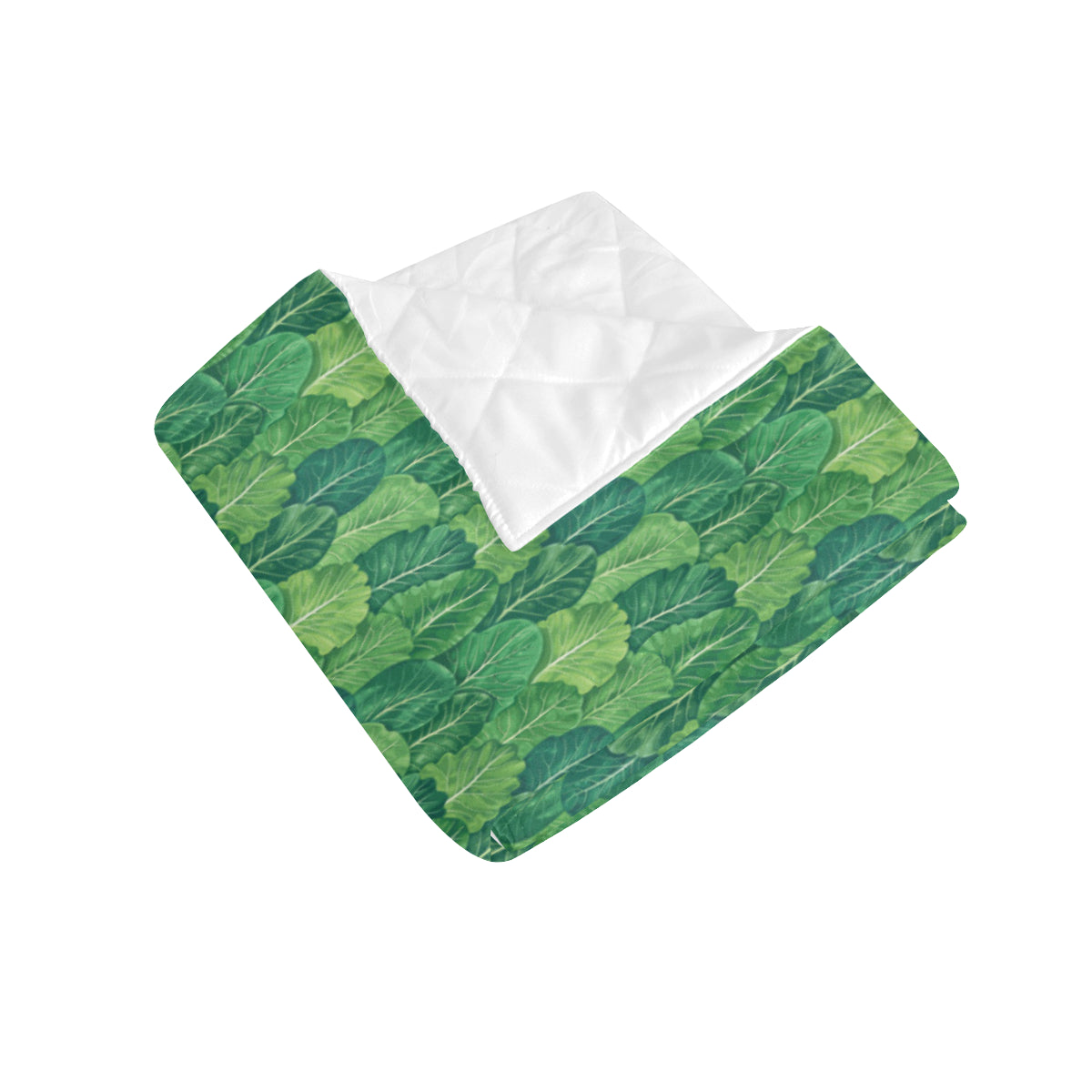 Cabbage Pattern Print Design 02 Premium Quilt
