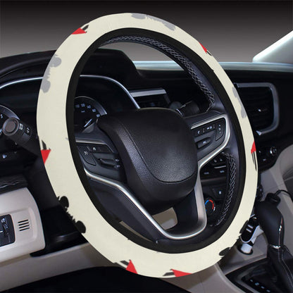 Scottish Terriers Print Design LKS3010 Steering Wheel Cover with Elastic Edge