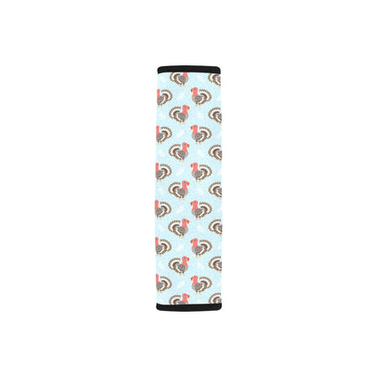Turkey Print Design LKS403 Car Seat Belt Cover