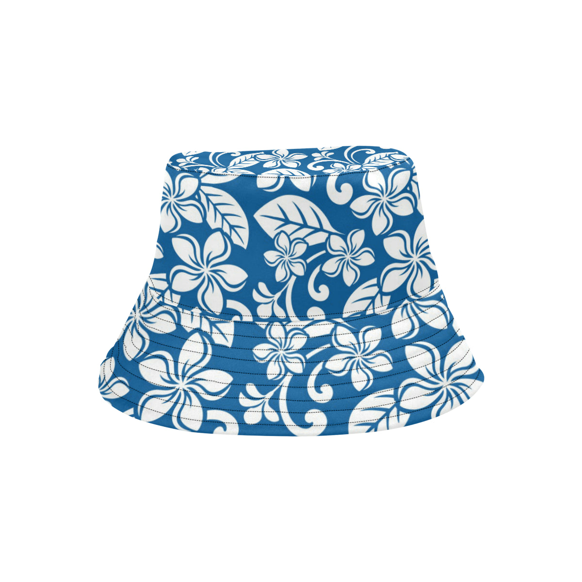 Plumeria Pattern Print Design PM013 Unisex Bucket Hat