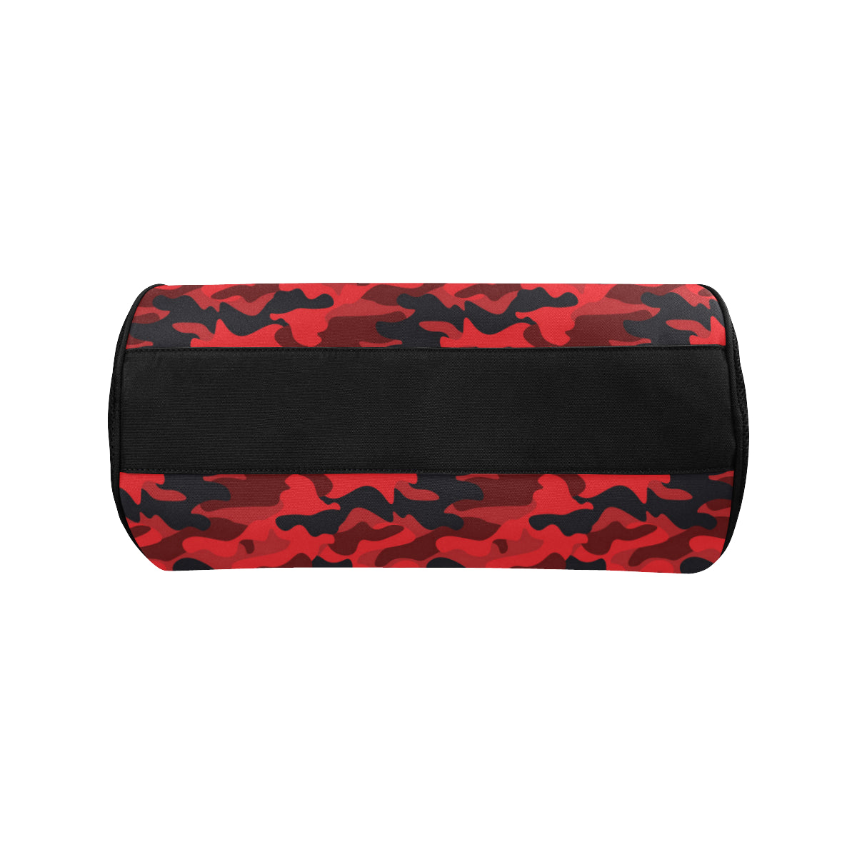 Camo Red Pattern Print Design 03 Duffel Bag