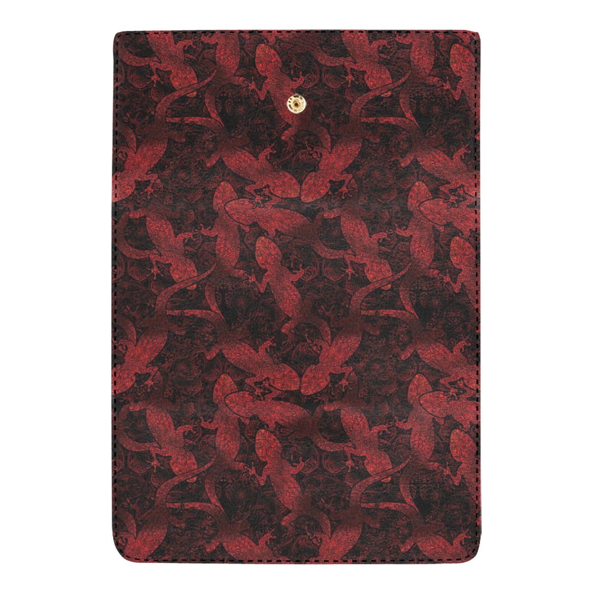 Gecko Pattern Print Design 04 Women's Trifold Wallet