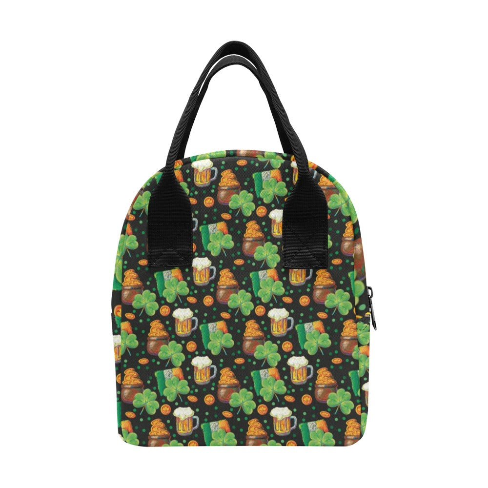 St Patricks Day Print Design LKS303 Insulated Lunch Bag