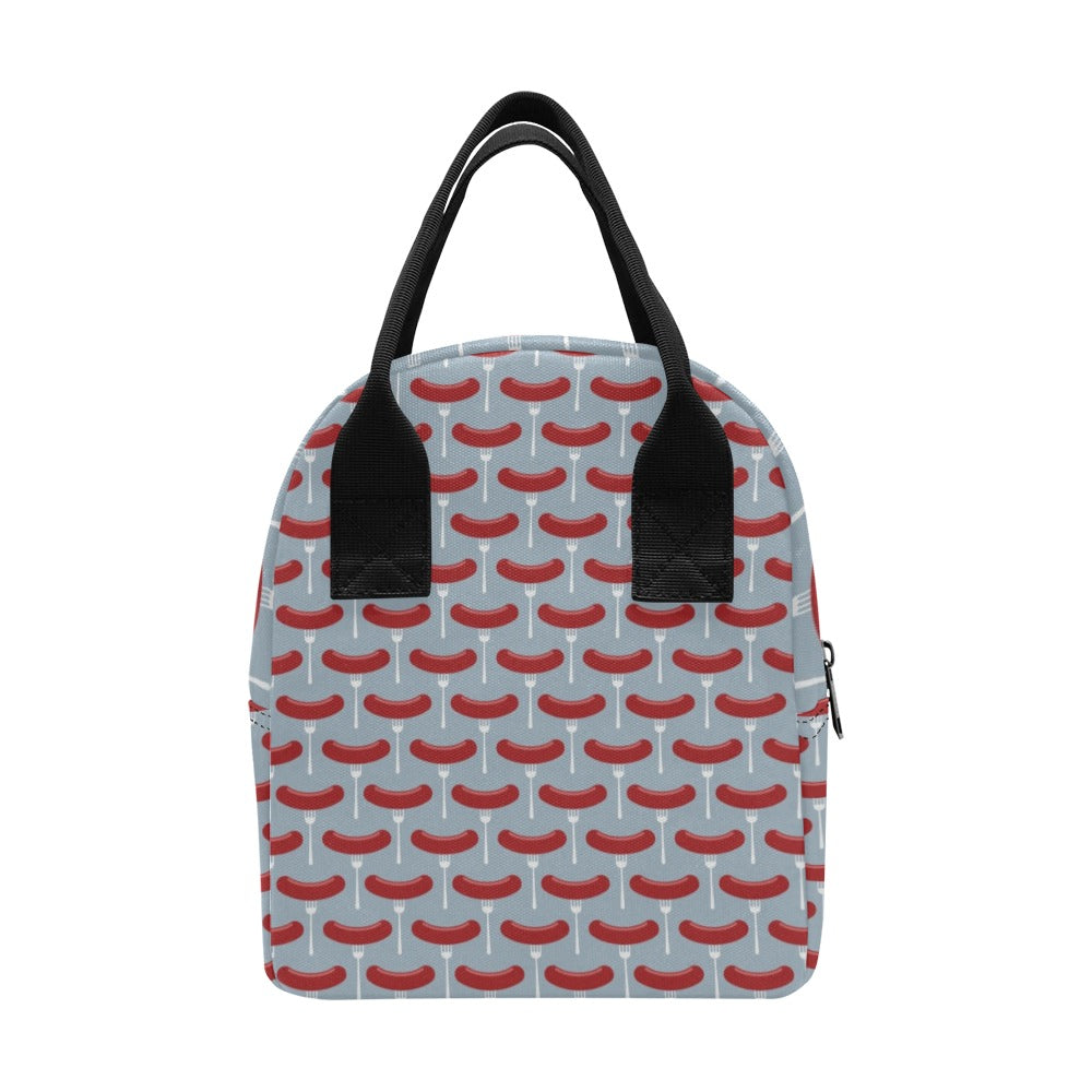 Sausage Print Design LKS301 Insulated Lunch Bag