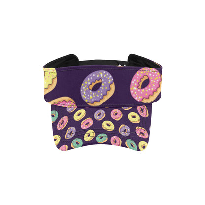Donut Pattern Print Design DN08 Unisex Sun Visor
