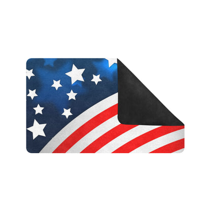 American flag Style Rubber Doormat
