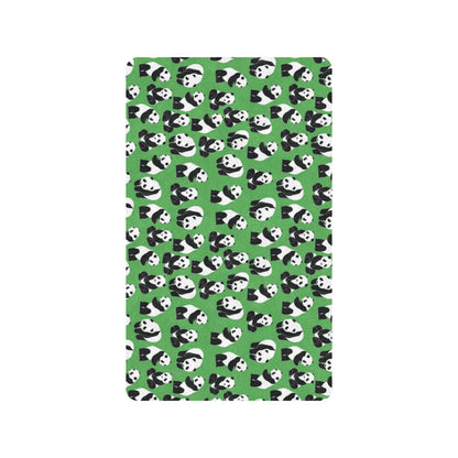 Panda Bear Pattern Themed Print Rubber Doormat