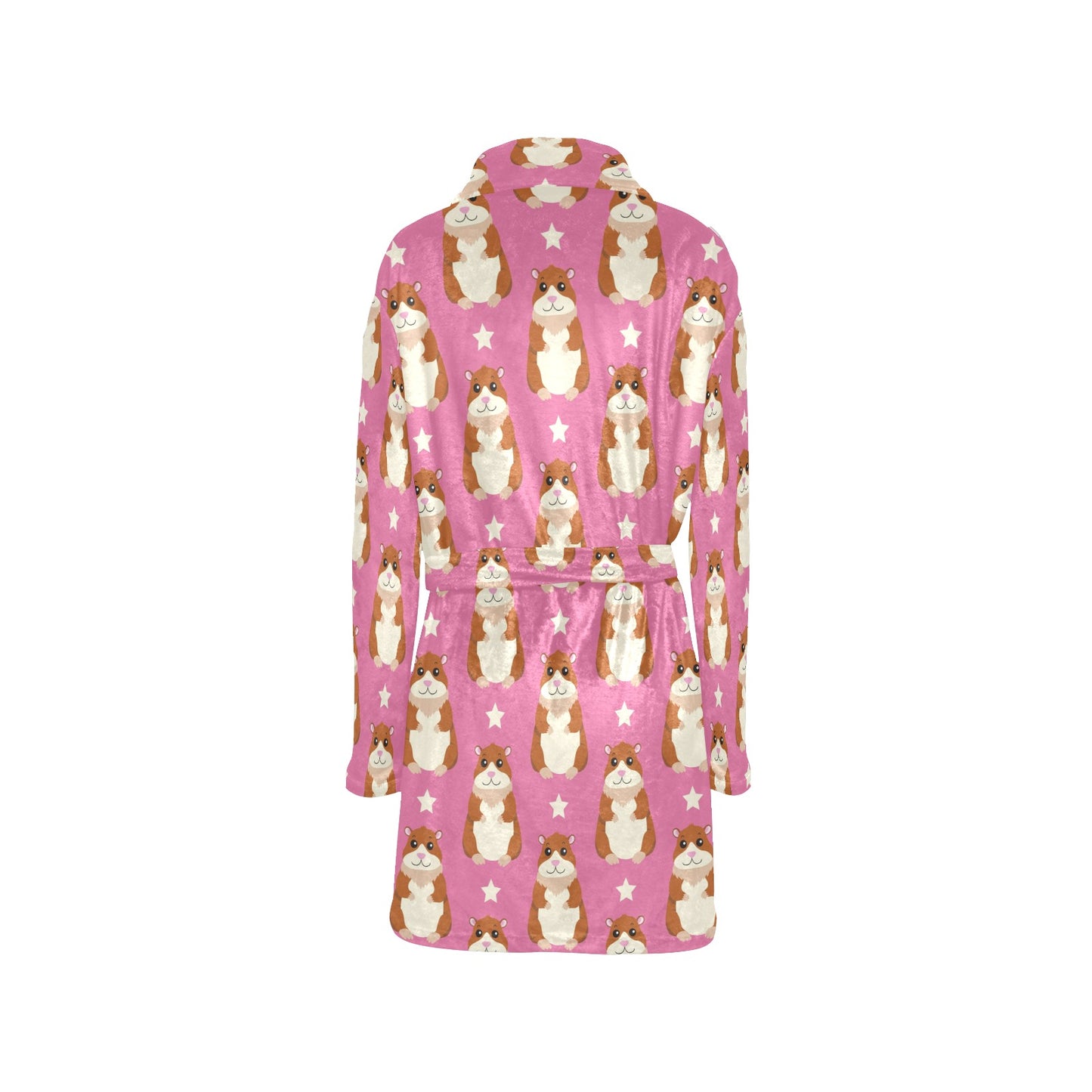 Hamster Cute Pattern Print Design 02 Women's Fleece Robe