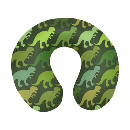 T Rex Pattern Print Design A03 U-Shaped Travel Neck Pillow