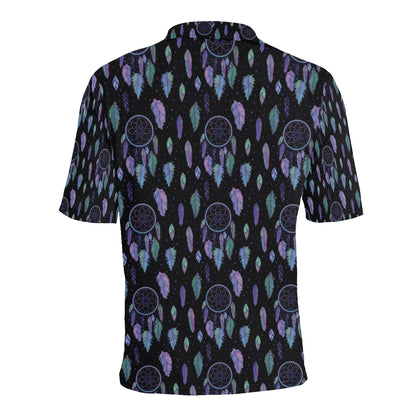Dream Catcher Tribal Design Men Polo Shirt