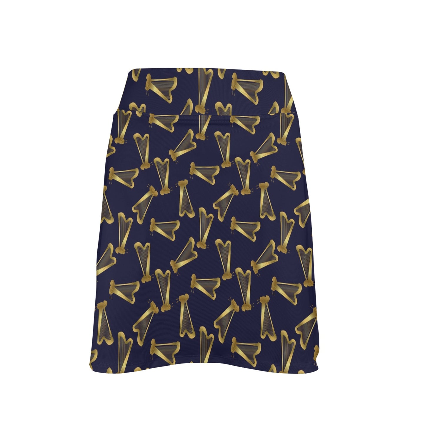Harp Print Design LKS401 17" Golf & Pickleball Skort with Pockets