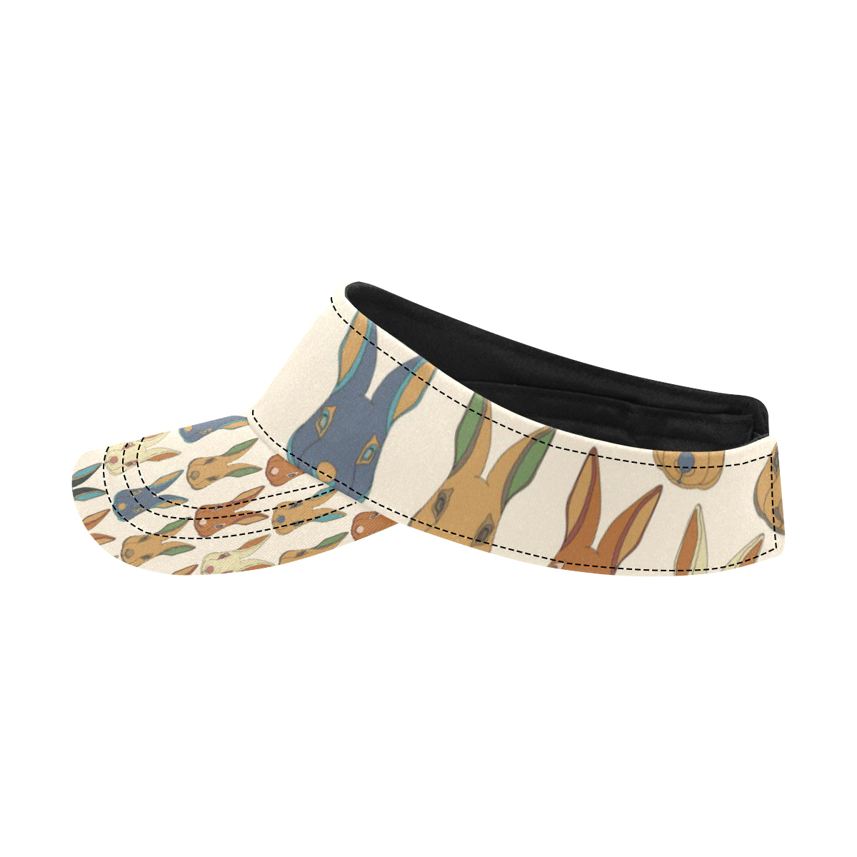 Rabbit Pattern Print Design RB04 Unisex Sun Visor