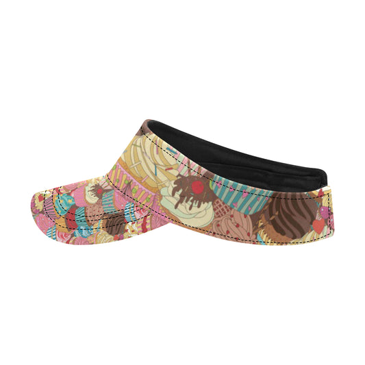 Cupcake Pattern Print Design CP01 Unisex Sun Visor