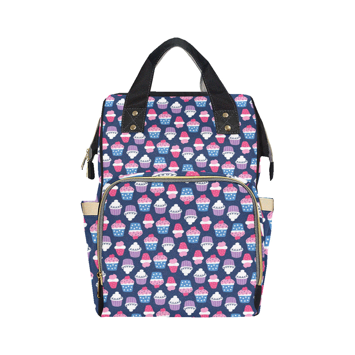 Cupcake Pattern Print Design CP04 Diaper Bag Backpack