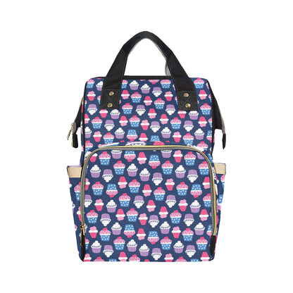 Cupcake Pattern Print Design CP04 Diaper Bag Backpack