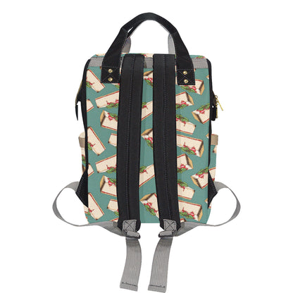 Cheesecake Pattern Print Design CK02 Diaper Bag Backpack