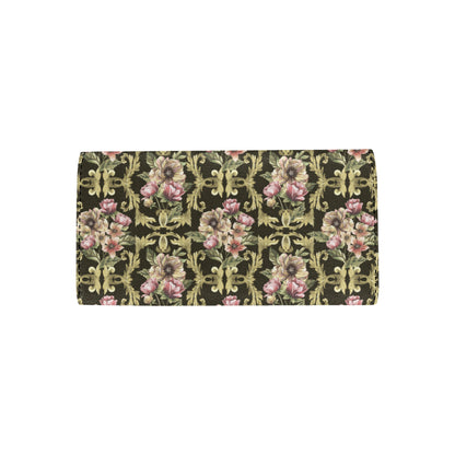 Baroque Pattern Print Design 02 Women's Trifold Wallet