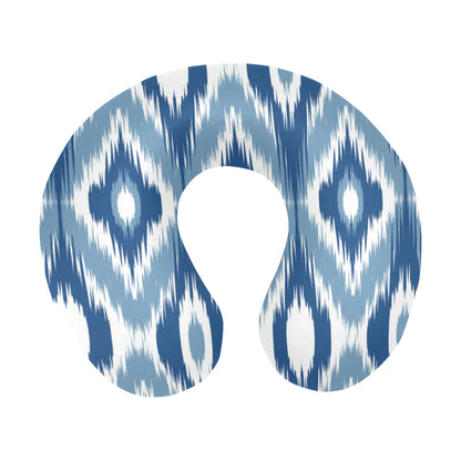 Ikat Pattern Print Design 03 U-Shaped Travel Neck Pillow
