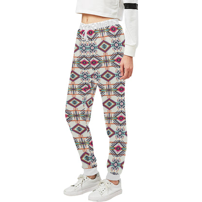 Indian Navajo Art Themed Design Print Unisex Sweatpants
