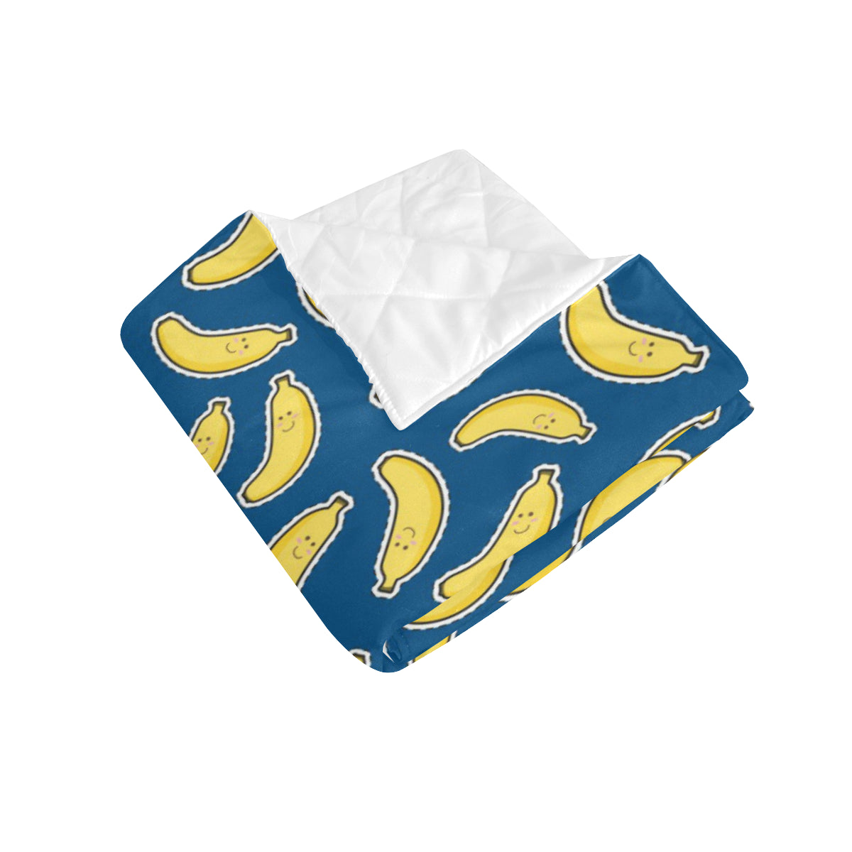Banana Pattern Print Design BA03 Premium Quilt