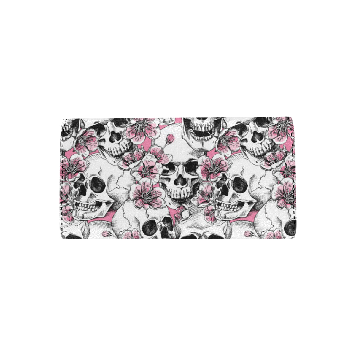 Cherry Blossom Pattern Print Design CB03 Women's Trifold Wallet