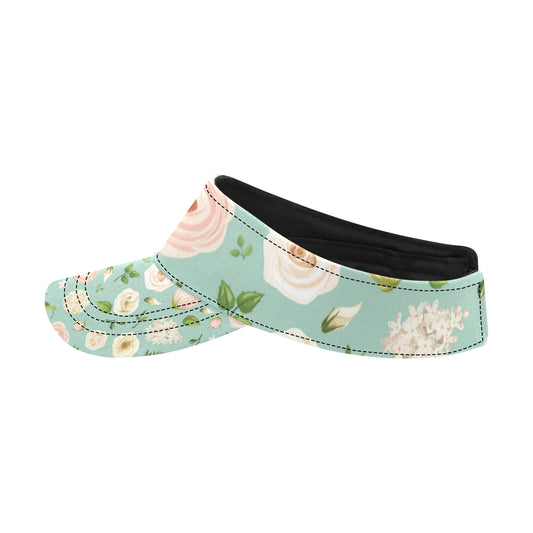 Lisianthus Pattern Print Design 01 Unisex Sun Visor