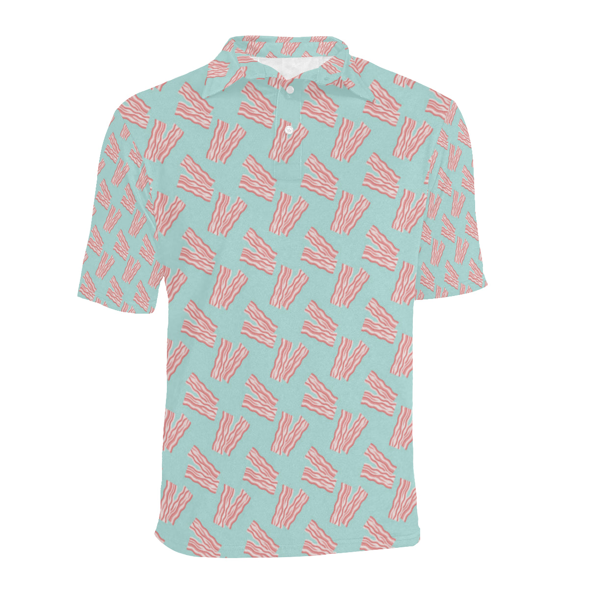 Bacon Pattern Print Design 04 Men Polo Shirt