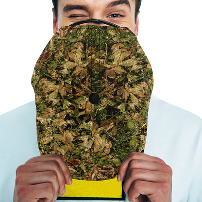 Camo Realistic Tree Forest Texture Print Snapback Cap