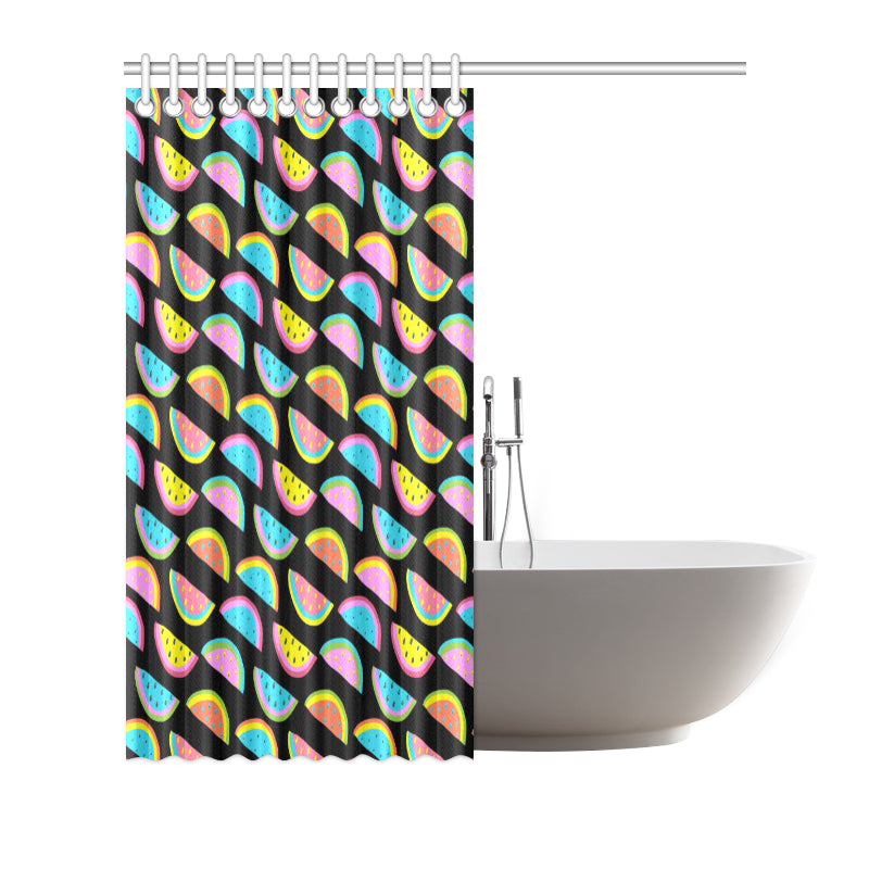 Watermelon Pattern Print Design WM08 Shower Curtain