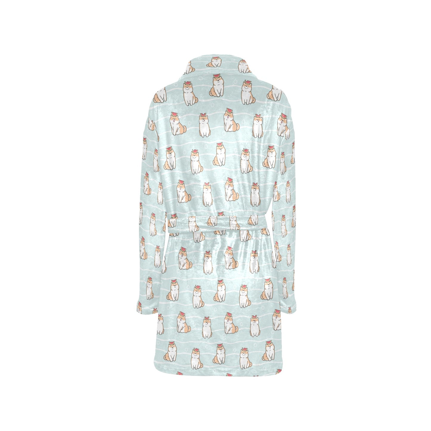 Shiba Inu Print Design LKS3011 Women's Fleece Robe