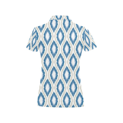 Ikat Pattern Print Design 02 Women's Polo Shirt