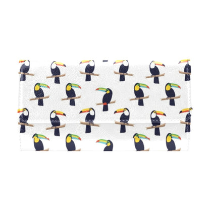 Toucan Print Design LKS305 Women's Trifold Wallet