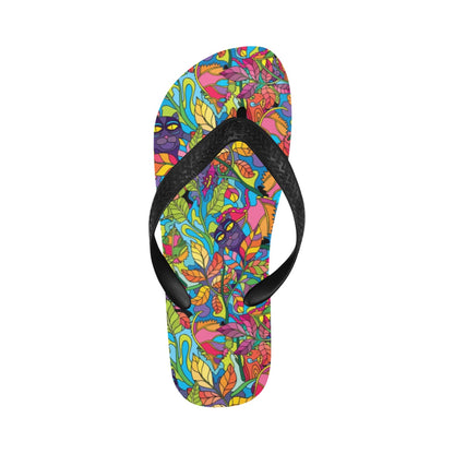 Trippy Print Design LKS301 Flip Flops